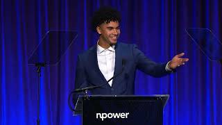 NPower Gala 2024 Alumnus Speaker Landen Manuel [upl. by Eivol]