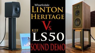 Wharfedale Linton Heritage Vs KEF LS50 Sound Demo [upl. by Alroy815]