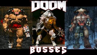 All Bosses of DOOM 1993  2020 [upl. by Ahsimak]