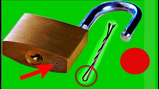 How to Pick a Lock With Hairpins 🔴 How to Open Lock without Key Shorts [upl. by Gerald]