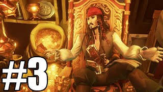 Sea of Thieves A Pirates Life Gameplay Walkthrough Part 3  Captains of the Damned [upl. by Attenaz62]