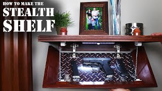 How To Make the Stealth Shelf Homemade Concealment Shelf [upl. by Asoramla]