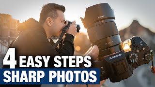 4 EASY Steps to Get SHARP PHOTOS in Camera  Portraits Pets Landscapes amp More [upl. by Alys]