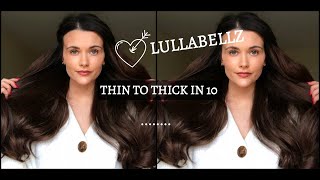 LULLABELLZ BLOW DRY HAIR EXTENSIONS  ARE THEY WORTH IT  FIRST IMPRESSIONS [upl. by Lewls763]