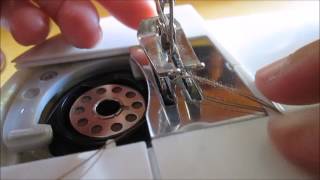 How to use mini sewing machine SM202A [upl. by Alacim462]