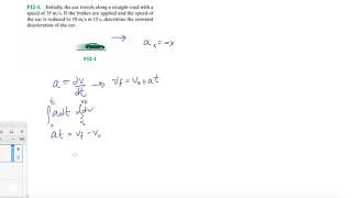 Problem F121 Dynamics Hibbeler 13th Chapter 12 [upl. by Inirt]