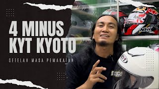 4 Minus HELM VIRAL KYT KYOTO setelah pemakaian kythelmet kytkyoto osakhihelmet [upl. by Kciderf]