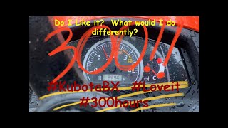 300 Kubota BX2380 review Tips and Tricks [upl. by Alidus]