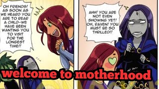 Beast Boy And Raven Comic Welcome To Motherhood [upl. by Haikan]