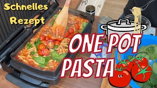 One Pot Pasta im OptiGrill in der Backschale [upl. by Levison]