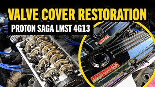 Valve cover restoration Tukar valve cover gasket  cam cover [upl. by Lanos623]