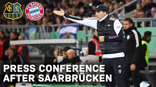 Press conference after 1 FC Saarbrücken vs FC Bayern  DFBPokal  🇬🇧 [upl. by Matthaeus]