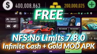 NFS No Limits 780  Infinite Gold  Cash MOD APK  FREE RELEASE [upl. by Akcirederf]