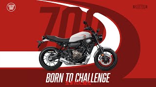 2024 Yamaha XSR700 Born to Challenge [upl. by Eurydice814]