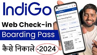 indigo web check in domestic online  How to do Web Check in indigo  indigo boarding pass online [upl. by Rednav]