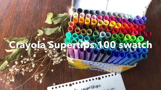 Crayola Supertips 100 [upl. by Cristine]