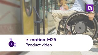 emotion M25  Power addon drive for wheelchairs [upl. by Oshinski]