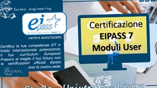 corso certificato Eipass 7 moduli  video di presentazione [upl. by Iron]