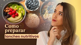 Como preparar lanches nutritivos [upl. by Pazia]