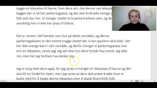 Video 118 KLAGEBREV på nivå A2B1 jeg korrigerer oppgaven [upl. by Eivets581]