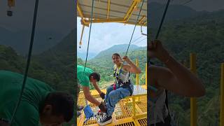 Jumpin Heights Rishikesh bungee bungeejumping jumping adventure trending viral bungy shorts [upl. by Odnarb620]