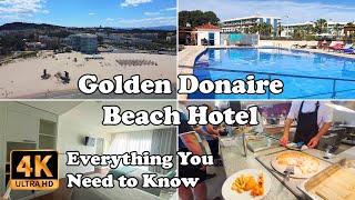 Golden Donaire Beach hotel Tarragona Spain Everything You Need to Know in 4K [upl. by Marmawke]