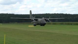 Tannkosh 2011  Flugplatz Tannheim  Transall Abflug [upl. by Fabiano]