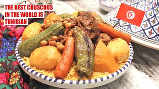 Tunisian Couscous Recipe  The Traditional method  How to make a couscous [upl. by Tavia]