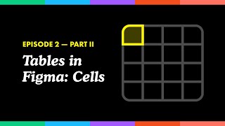 Responsive amp Interactive Tables in Figma — Part II Cell components [upl. by Loughlin]