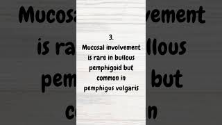 Bullous Pemphigoid vs Pemphigus Vulgaris  MRCP revision  shorts blisters blister dermatology [upl. by Down]