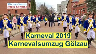 Karneval 2019 Karnevalsumzug in WeißandtGölzau [upl. by Collier]