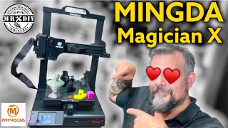 Ottima stampante 3D MINGDA Magician X Anche per stampare TPU con Direct Drive  Stampa 3D [upl. by Meesaw]