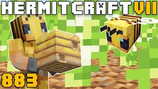 Hermitcraft VII 883 Easy Bee Nest Farm [upl. by Scrivenor]