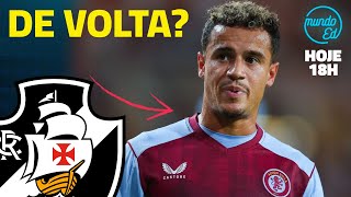 COUTINHO VOLTANDO PARA O VASCO QUEM SERÁ O TREINADOR LIVE MUNDO ED [upl. by Margarida]