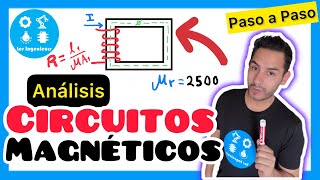 ✅CIRCUITOS MAGNÉTICOS Ejemplo 1 𝙋𝙖𝙨𝙤 𝙖 𝙋𝙖𝙨𝙤 💯​😎​🫵​ MÁQUINAS ELÉCTRICAS [upl. by Aneeh911]