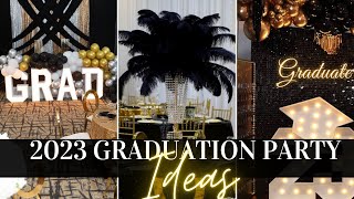 2023 GRADUATION PARTY IDEAS DIY BACKDROP EVENT PLANNING LIVING LUXURIOUSLY FOR LESS [upl. by Chamberlin333]