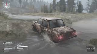 MudRunner A968M ZAZ968M Test Drive In Downhill [upl. by Einhoj74]