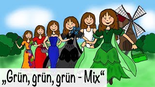 🎵 Grün grün grün sind alle meine Kleider  30 Min deutsche Kinderlieder  muenchenmedia [upl. by Uahsoj]