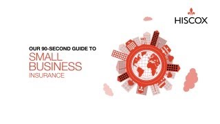 Small Business Insurance 90 second guide  Hiscox [upl. by Deva]