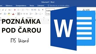 7 Microsoft Word  poznámka pod čarou [upl. by Nedah]