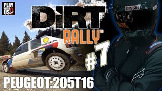 DiRT RALLY07PEUGEOT205T16 Argolis Greece OUREA SPEVSI [upl. by Stambaugh]