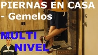 Ejercicios Para Piernas En Casa  Gemelos  Multi Nivel [upl. by Juliana]