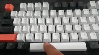 My Gigaware K550 SpaceBar Sound Holee Mod [upl. by Drews261]