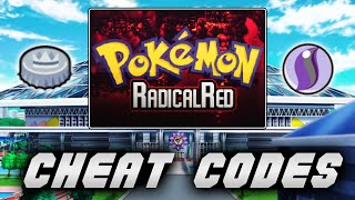 Pokemon Radical Red Cheat Codes  All Shards  Bottle Cap  All G Max Stones [upl. by Duomham]