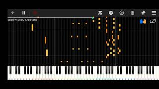 Spooky Scary Skeletons piano cover 22 Halloween special [upl. by Lipps]