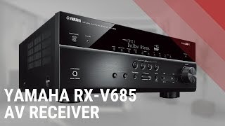 Yamaha RXV685 AV Receiver  Quick Look [upl. by Ginsburg356]