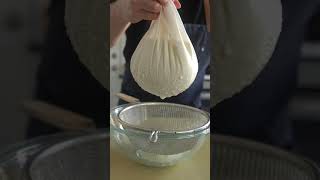 This Is How To Turn Yogurt Into Cheese Labneh Recipe [upl. by Ainos]