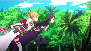 Kirito y Asuna luchan juntos en GGO  Sword Art Online Alicization Episodio 1 [upl. by Talbert]