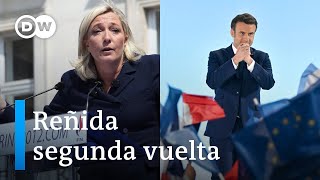 Macron y Le Pen lanzan la campaña para la segunda vuelta en Francia [upl. by Gottlieb]