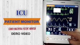 ICU Multipara Patient Monitor  Comen STAR8000 Patient multipara monitor Demo video [upl. by Yleek956]